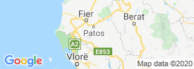 Patos Fshat map
